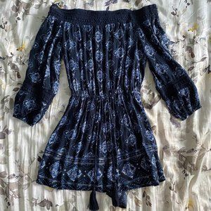 S Hollister Off the Shoulder Romper